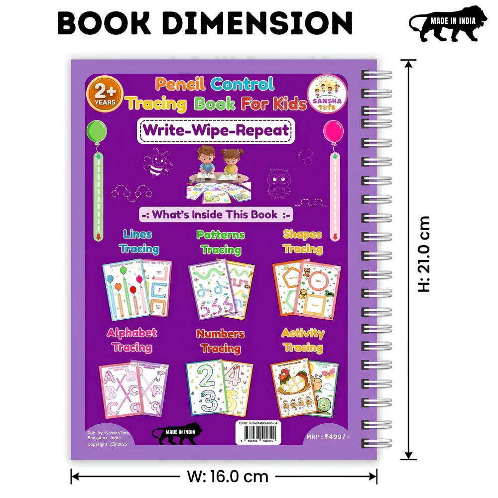 Book dimensions — Width 16.0 cm, Height 21.0 cm, A5 format